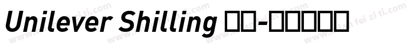 Unilever Shilling 字体字体转换